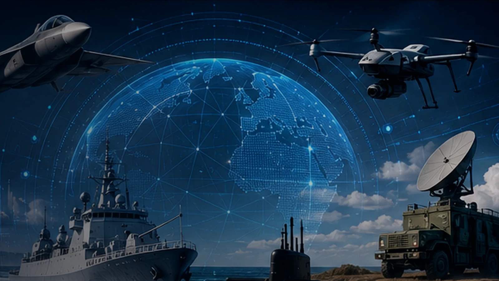 AI-created integrated systems visual spanning aerospace, maritime, autonomy and sensing