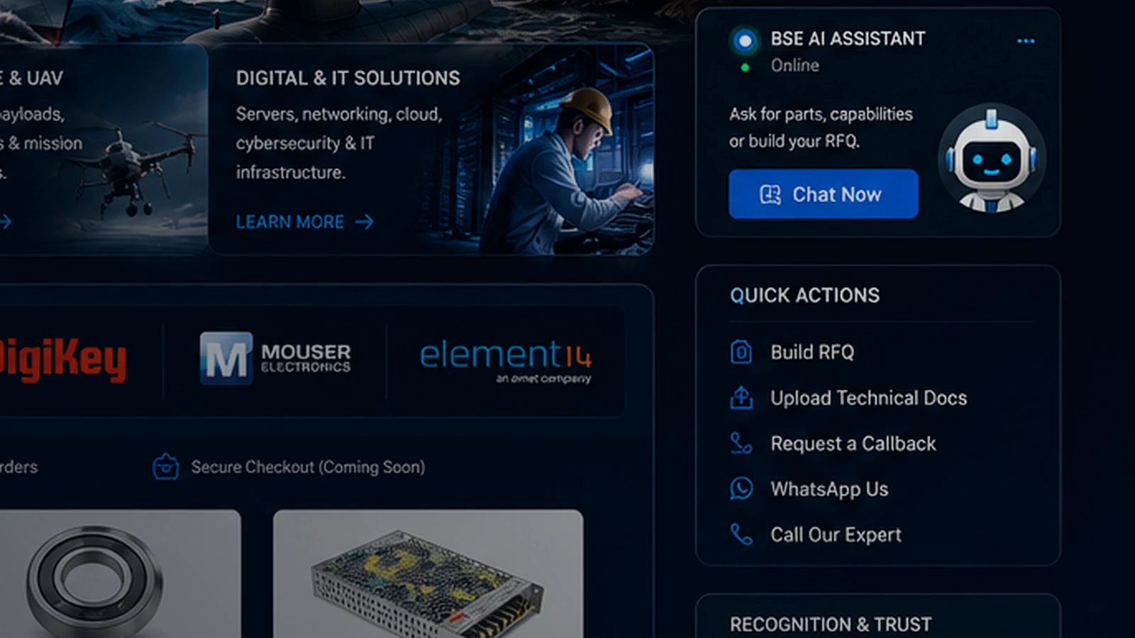 RFQ, AI qualification, automation and human handoff workflow
